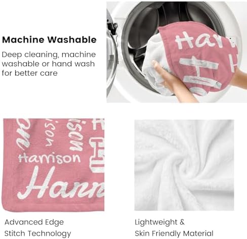 Custom Blanket with Name - Personalized Throw for Loved Ones