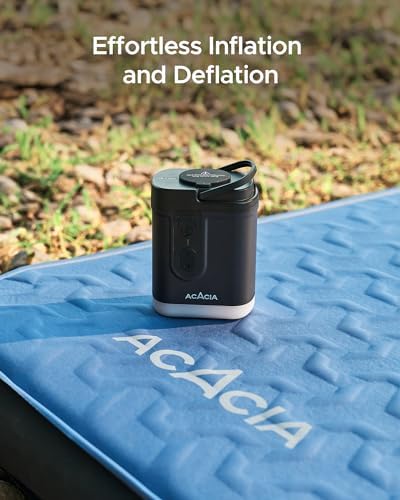 ACACIA Air Pump with 4000mAh Battery and 3-Level Light