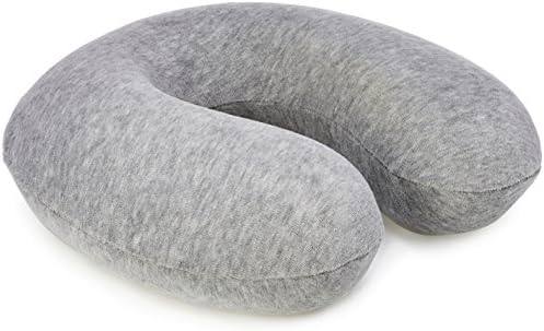 Amazon Basics Memory Foam Semicircular Neck Pillow Grey 1