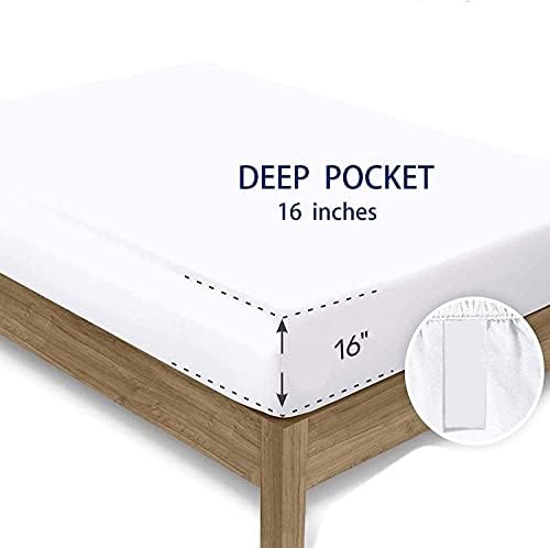 Manfei Wildlife Animals Fitted Sheet Set Queen Size