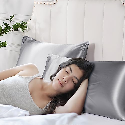 phyrec Satin Silk Pillowcase Set 2 Pack Queen Size 20x30