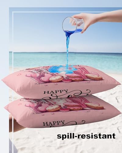 Waterproof Pillow Protector 2 Pack with Heart Shape Design 1