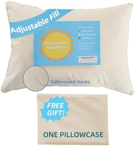 LOFE Adjustable Memory Foam Pillow with Organic Cover