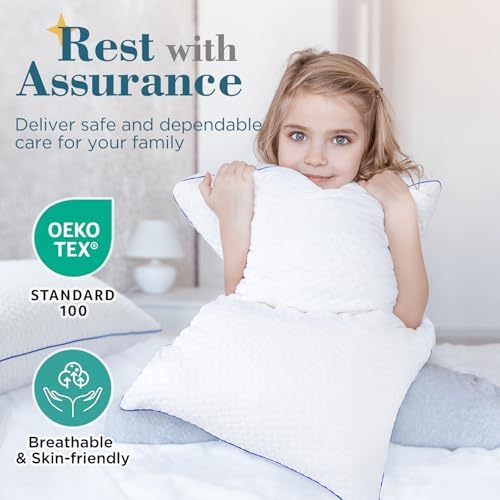 Viewstar Shredded Memory Foam Pillows Queen Set of 2