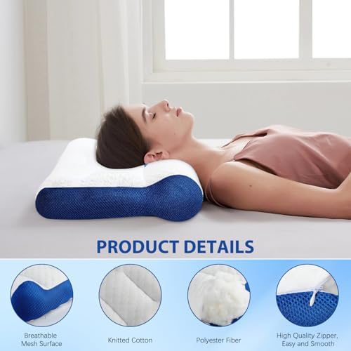 Ergonomic Pillow for Neck Support and Sleeping Comfort