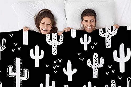 Mugod Western Cactus Throw Blanket 30x40 Inch
