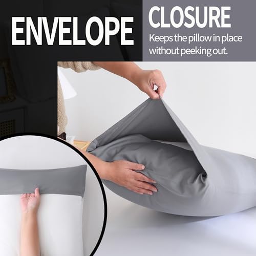 ZPECC Pillow Cases Set of 12 20x26 Envelope Closure Microfiber