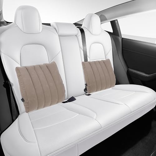 Luxshiny Inflatable Travel Pillow for Airplane Car Lumbar Support