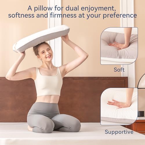 AMICLIBER Memory Foam Pillow for Sleeping