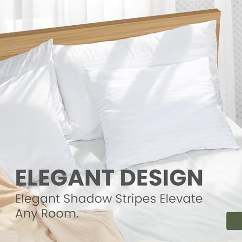 Fairpeak Pillow Covers with Zipper 20x26 2 Pack