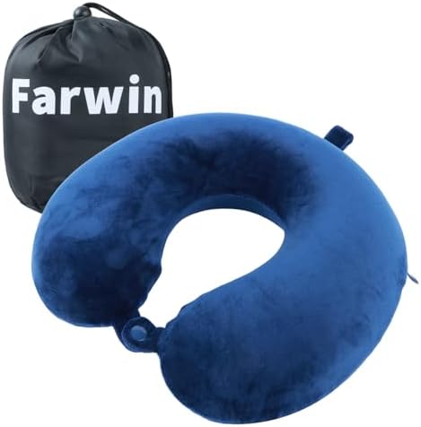 Far win Travel Pillow - Lightweight Memory Foam U Shaped Neck Support