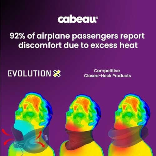 Cabeau Evolution X Travel Pillow - Memory Foam Neck Support