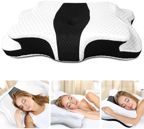 CHxxy Memory Foam Cervical Pillow for Neck Shoulder Pain Relief