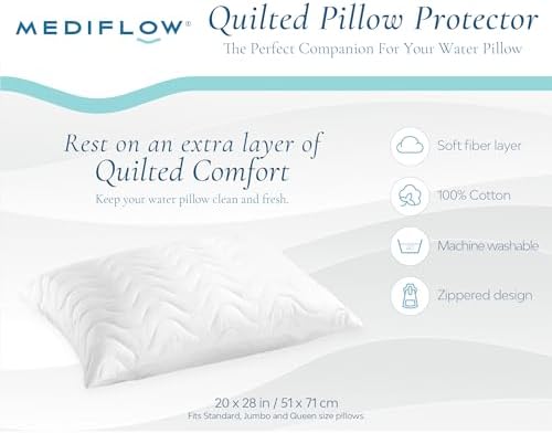 Mediflow Elite Fiber Water Pillow with Cotton Protector