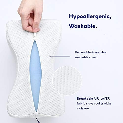 C Cushion Lab Extra Support Knee Pillow for Side Sleepers 1