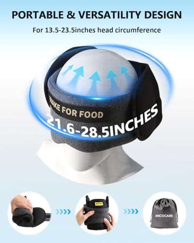 ARLIKSI Travel Pillow with Eye Mask for Airplanes 360 Head Support
