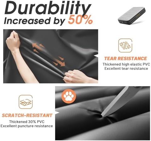 VOSSER Twin Air Mattress with Built-In Pump and Storage Bag