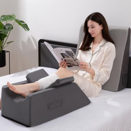 Aodisman Leg Elevation Pillow with Handles and Insert Pad