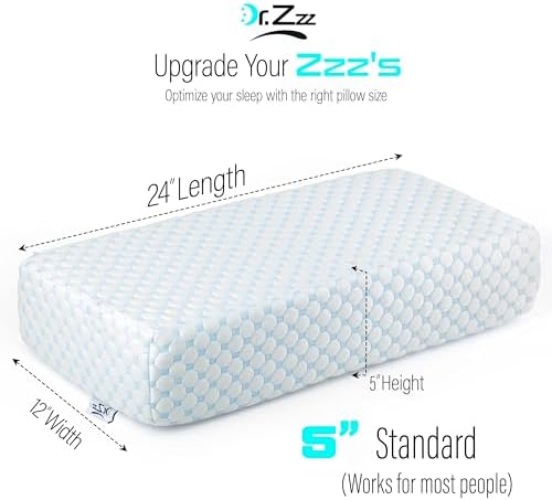 Dr Zzz Cooling Cube Pillow and Knee Pillow Set 1