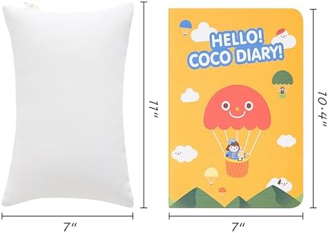 FLXXIE 2 Pack Microfiber Travel Pillows White 11x7 Inches
