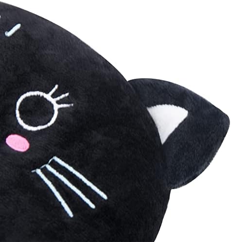EKDJKK Travel Pillow for Kids Black Cat