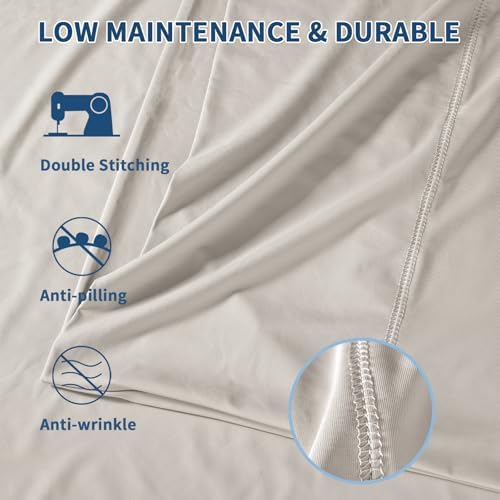 QUTOOL Cooling Pillow Cases Set of 2 Ice Cool for Hot Sleepers