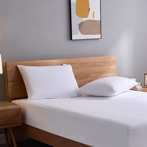 ProtectMySleep Cotton Terry Pillow Protectors - 2 Pack