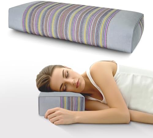 JOERRES Buckwheat Pillow for Neck Support Grey