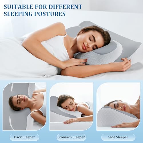 OneBlis Butterfly-Shaped Cervical Neck Pillow for Sleep