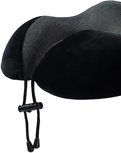 Makimoo Memory Foam Travel Pillow with 360-Degree Support