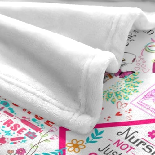 Nurse Appreciation Throw Blanket 60x50 Inches