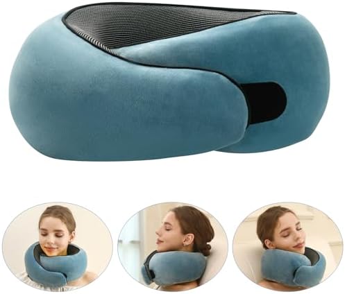 Travel Pillow with Adjustable Memory Foam Support