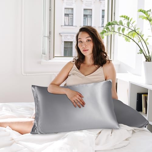 phyrec Satin Silk Pillowcase Set 2 Pack Queen Size 20x30