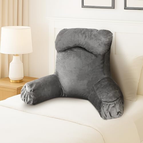 OAISZ Reading Pillow with Memory Foam and Extend Arms