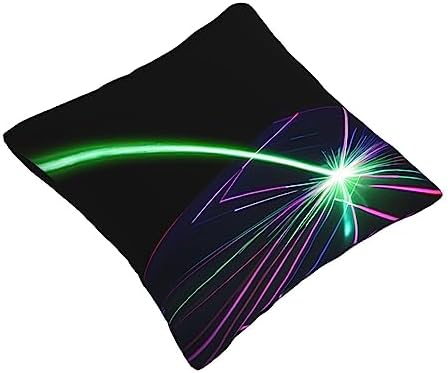 Ogniwo Laser Lights Throw Pillow 12x12 Inch