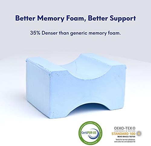 C Cushion Lab Extra Support Knee Pillow for Side Sleepers 1