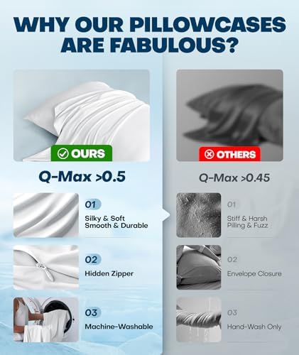 Ice Cooling Body Pillowcase for Hot Sleepers 20x54 Soft and Breathable