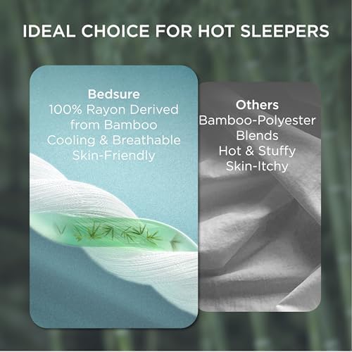 Bedsure Cooling Pillow Cases Queen Size Set of 2