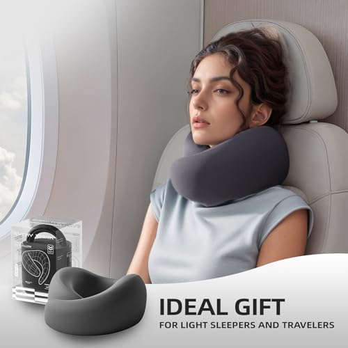 EVERY THINK Travel Pillow with 360 Support and Washable Cover