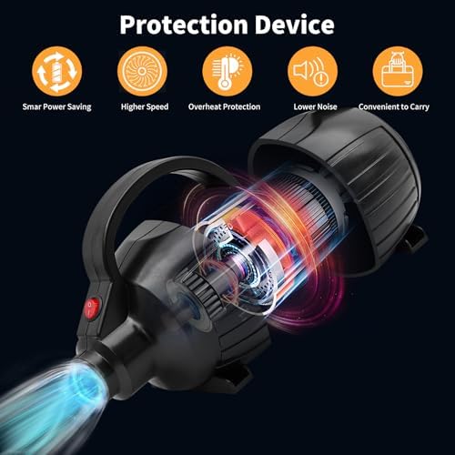 Wauffua 600W Electric Air Pump with 4 Nozzles 1