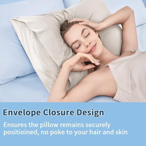 QUTOOL Cooling Pillow Cases Set of 2 Ice Cool for Hot Sleepers