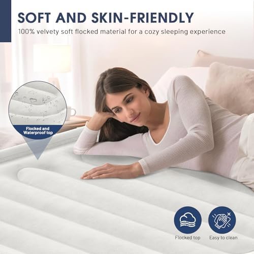DIVON Queen Air Mattress with Built-In Pump and Storage Bag 1