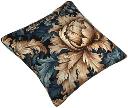 Ogniwo Damask Pattern Throw Pillow 12x12 Inch