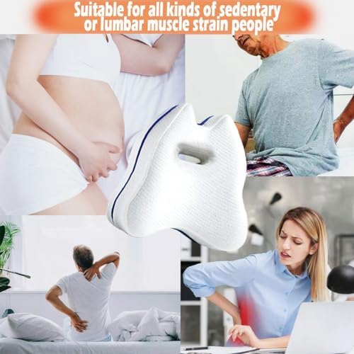 Tiwwie Orthopedic Knee Pillow for Side Sleepers