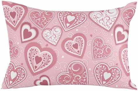 Waterproof Pillow Protectors 2 Pack - Pink Love Valentines Day 12x20