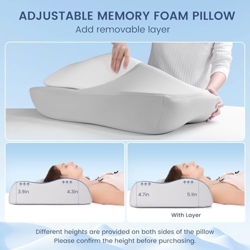 Elegear Deep Sleep Cooling Neck Pillow with Zero-Pressure Tech