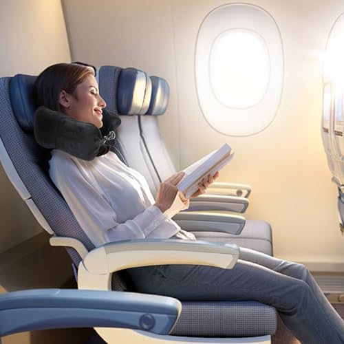 WEEAEEW Stuffable Travel Pillow with Velvet Storage Bag