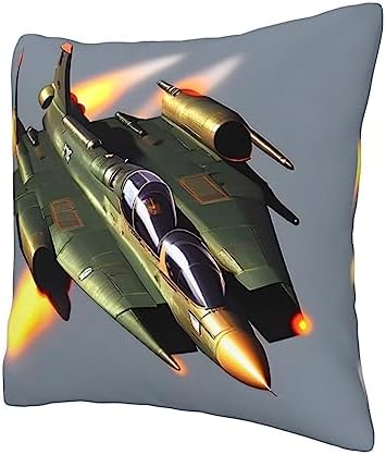 Ogniwo Jet Fighters Throw Pillow 12x12 Inch 1