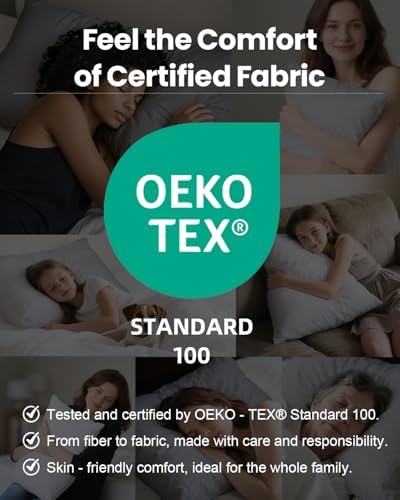 Cooling Pillow Case Set of 2 with Double Sided Cold Tech