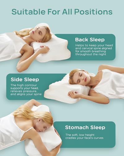 Releep Adjustable Cervical Neck Pillow for Pain Relief